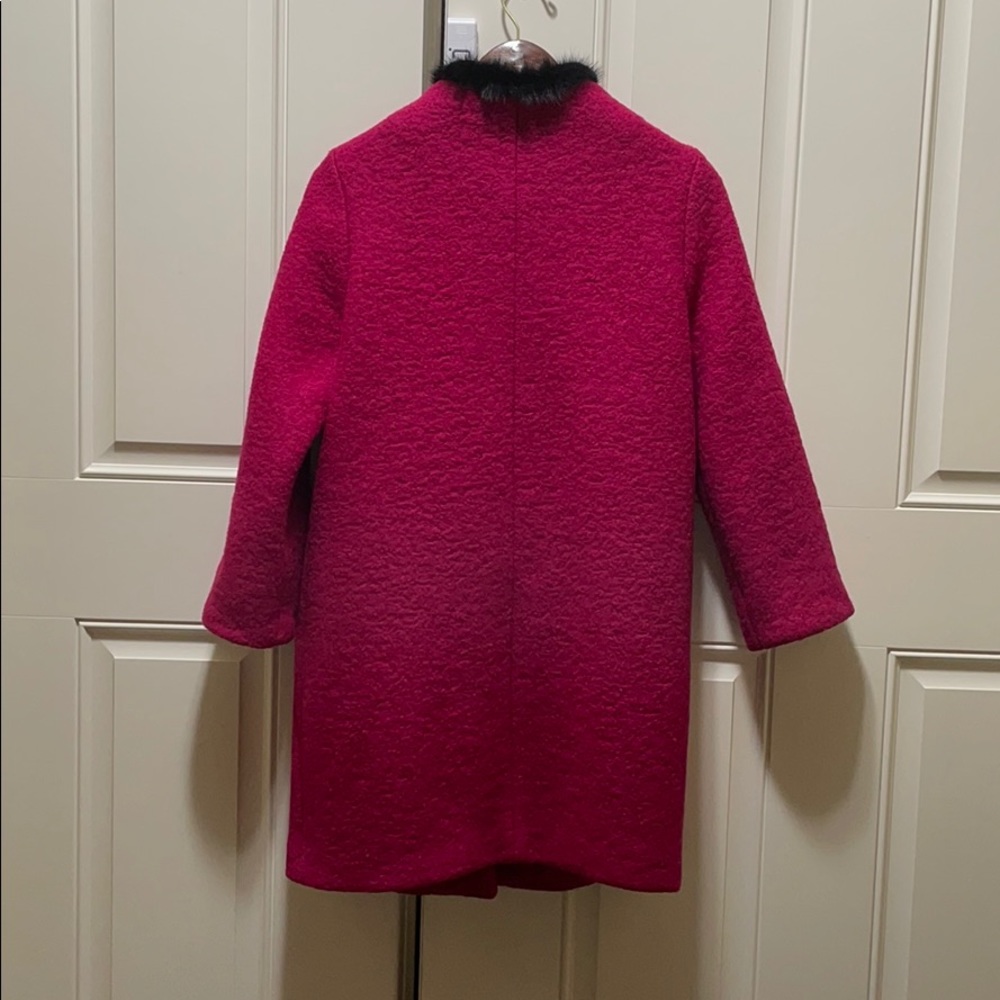 Pink Wool Coat - Picture 2 of 7